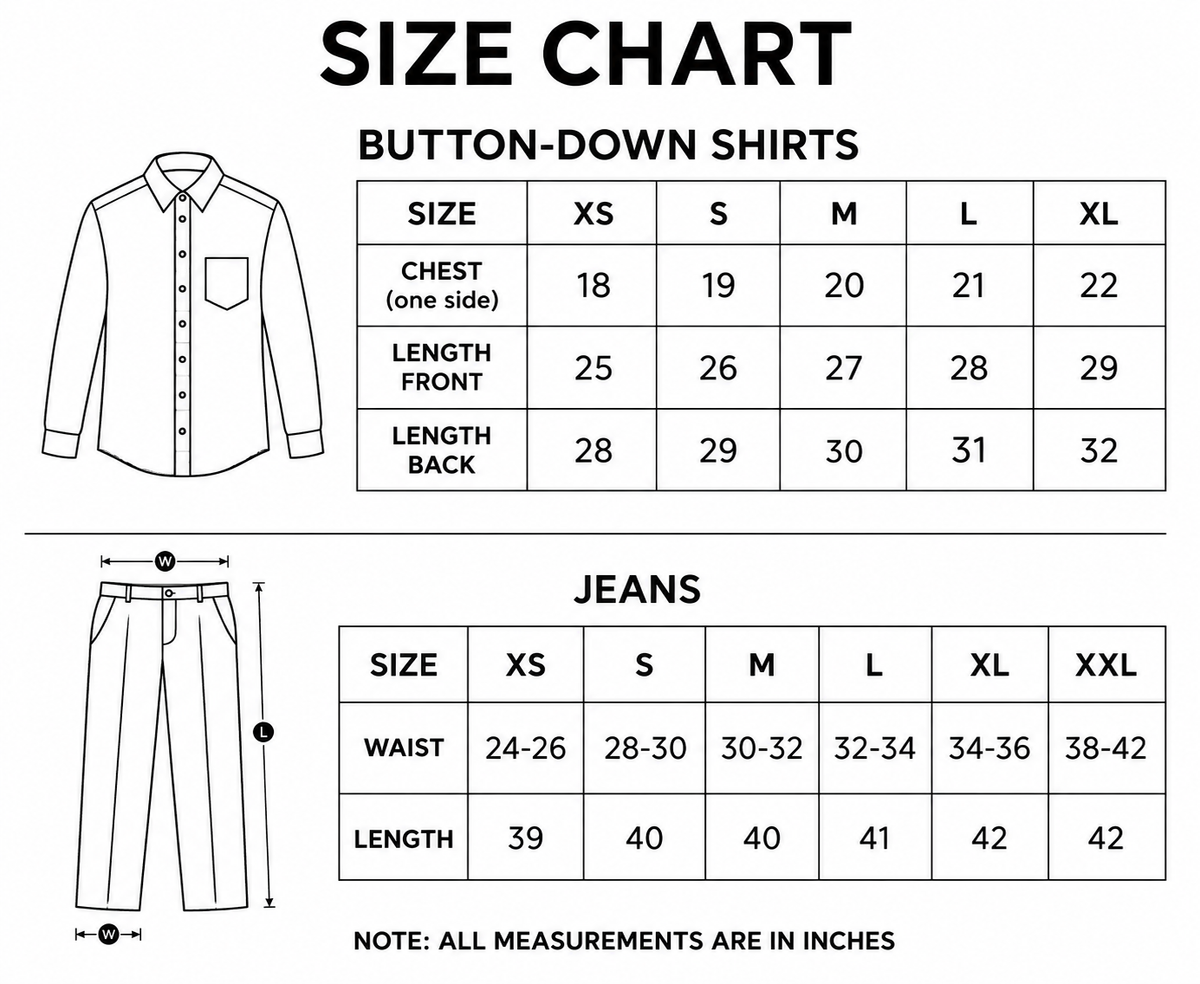 BEIGE BUTTON DOWN SHIRT WITH DARK GREY VINTAGE WIDE LEG JEANS