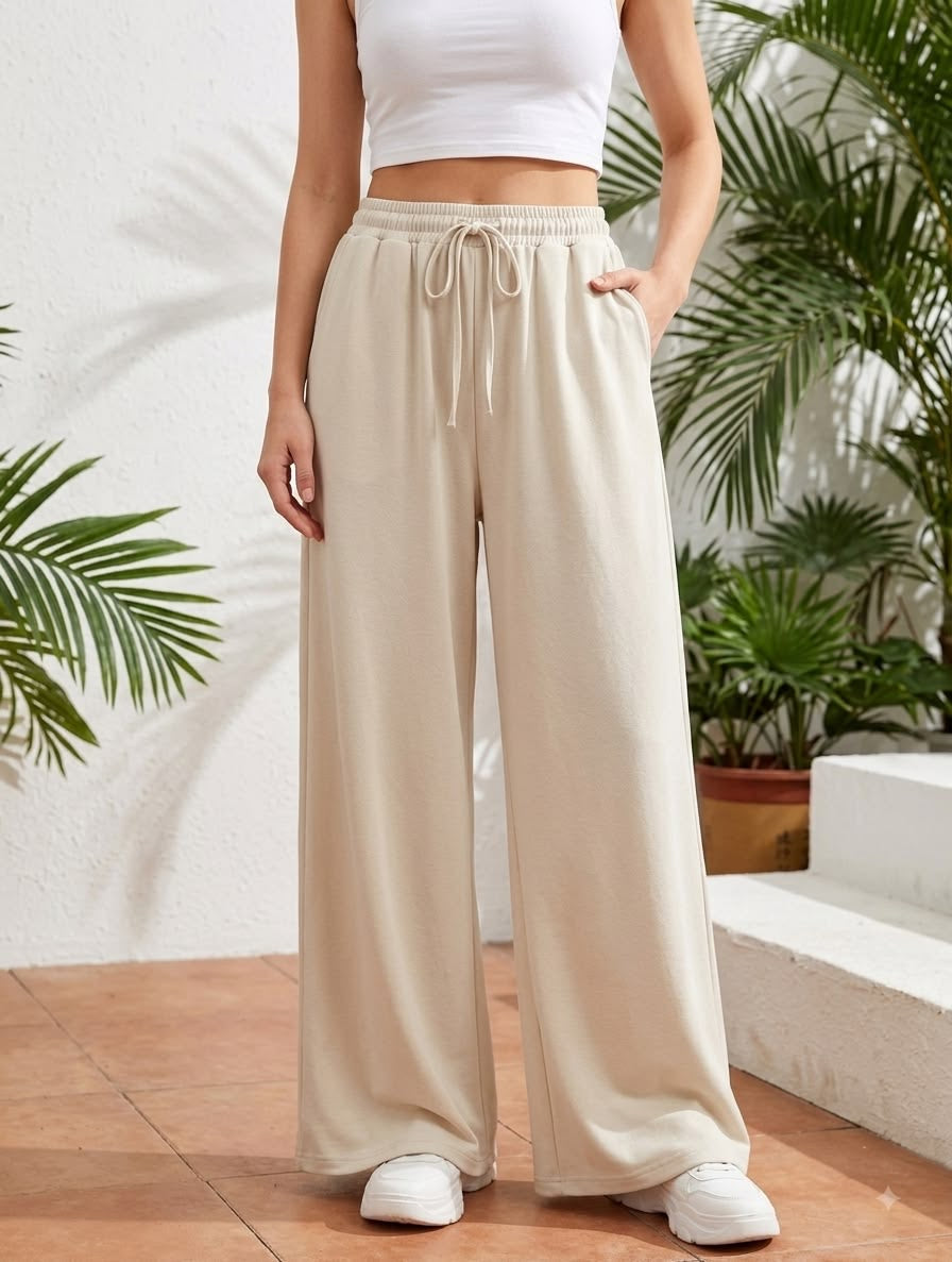 BEIGE FLAPPER TROUSER