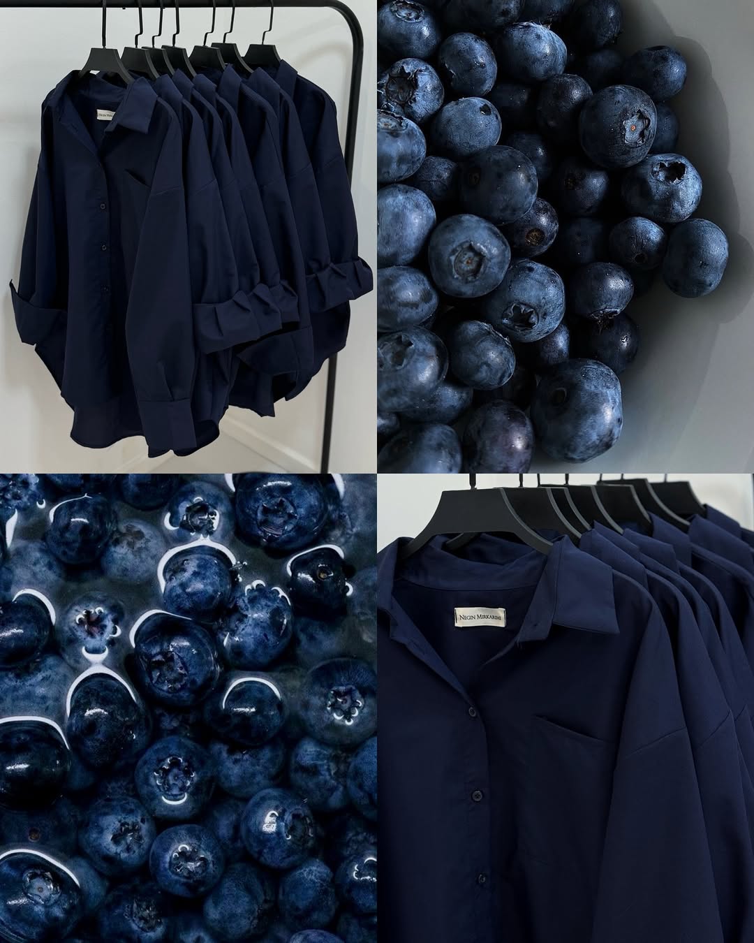 CHERRY BLUE BOTTON DOWN SHIRT