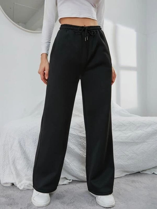 BLACK FLAPPER TROUSER