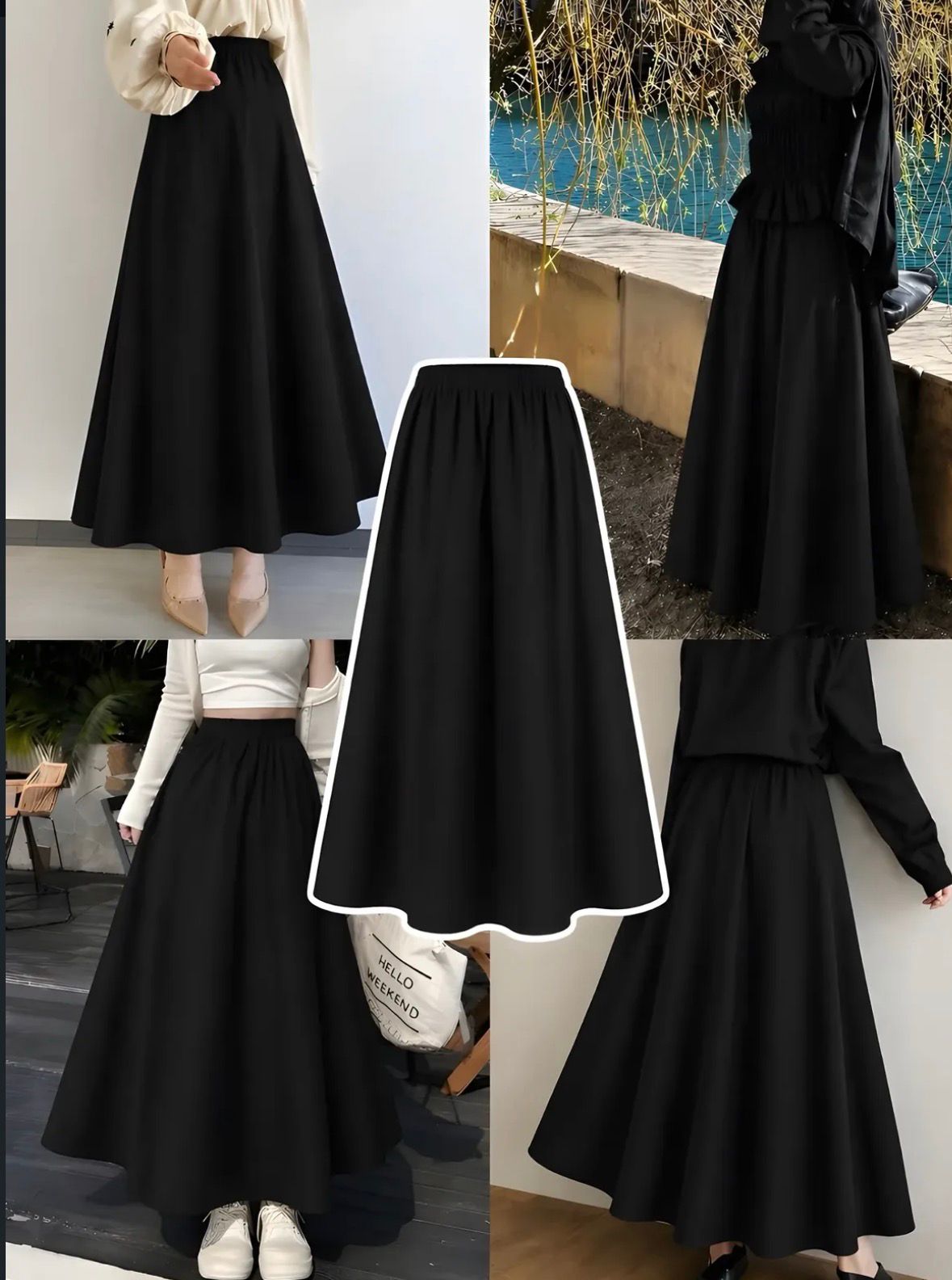 Luxury Soft-Touch Cotton Chiffon Skirt